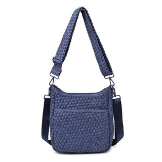 Sol and Selene - Kismet - Woven Neoprene Crossbody: Nude