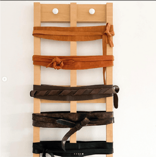 Midi Wrap Belt - Cognac