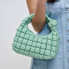 Load image into Gallery viewer, Sol and Selene - Radiance Quilted Puffer Nylon Crossbody: Pistachio
