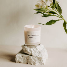 Load image into Gallery viewer, Wildflowers and Salt 11 oz Soy Candle
