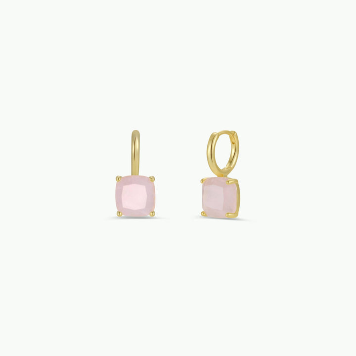 Gemstone Mini Drop - Rose Quartz