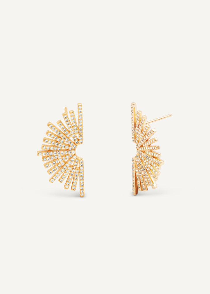 Celestial - Sunburst - Gold Earrings