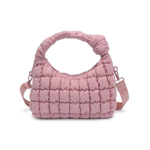 Sol and Selene - Radiance Quilted Puffer Nylon Crossbody: Pistachio