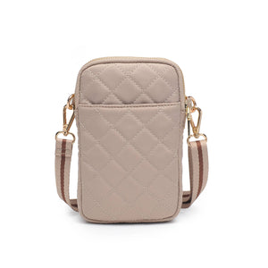 Sol and Selene - Divide & Conquer Quilted Crossbody: Nude