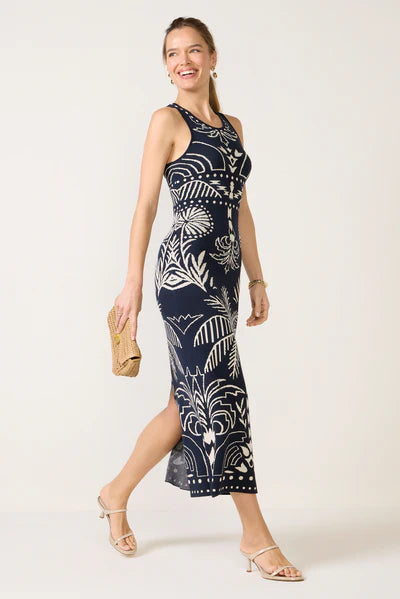 Esperanza Midi Dress- Eclipse