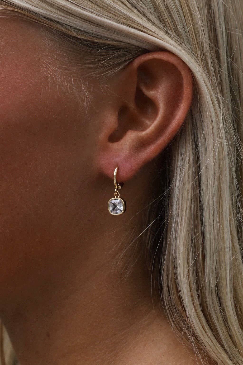 Isla Square Drop Earrings