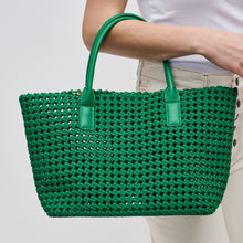 Load image into Gallery viewer, Sol and Selene - Solstice - Medium  Hand Woven Knot Tote: Nude
