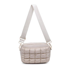 Load image into Gallery viewer, Sol and Selene - Inspiration - Quilted Puffer Nylon Crossbody: Black
