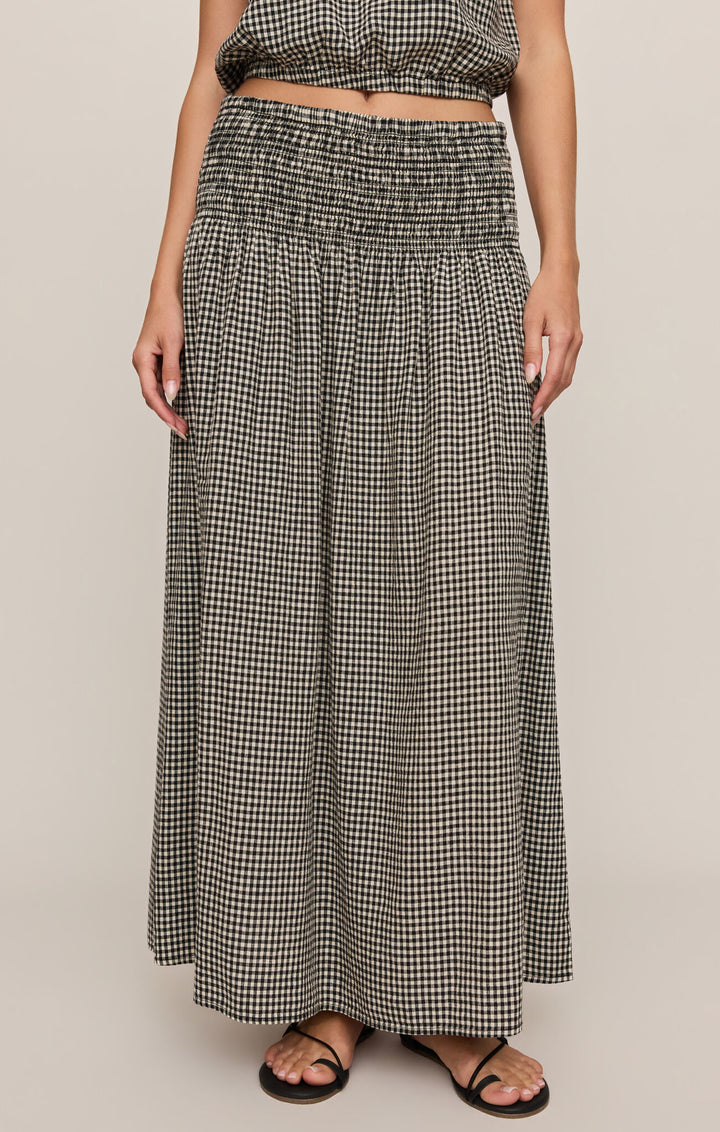 Brooke Gingham Maxi Skirt