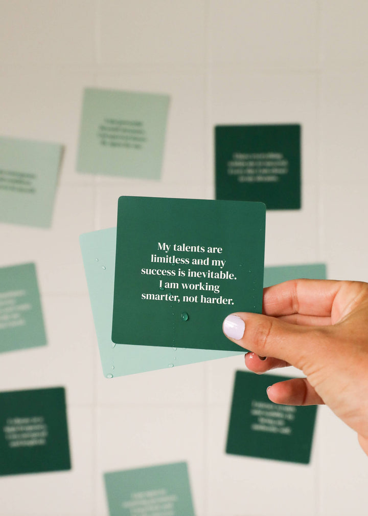 Shower Affirmation™ Display Cards - Abundance
