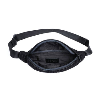 Sol and Selene - Aim High  Woven Neoprene Belt Bag: Orange