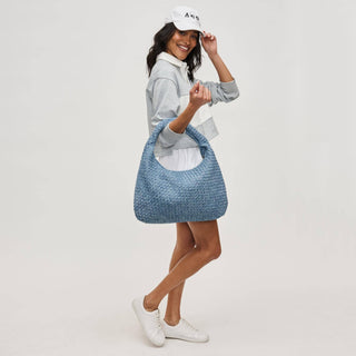 Sol and Selene - Dare to Dream - Large Woven Denim Hobo: Denim