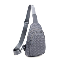 Load image into Gallery viewer, Sol and Selene - Beyond The Horizon - Woven Neoprene Sling Backpack: Nude
