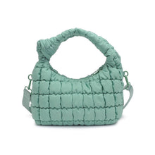 Load image into Gallery viewer, Sol and Selene - Radiance Quilted Puffer Nylon Crossbody: Pistachio
