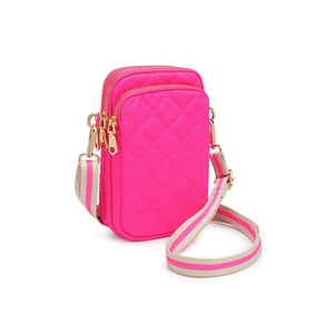 Sol and Selene - Divide & Conquer Quilted Crossbody: Nude