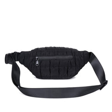 Load image into Gallery viewer, Sol and Selene - Resurgence - Quilted Puffer Nylon Belt Bag: Ivory
