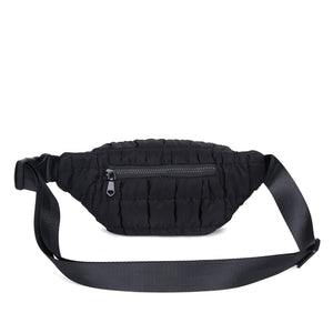 Sol and Selene - Resurgence - Quilted Puffer Nylon Belt Bag: Pistachio