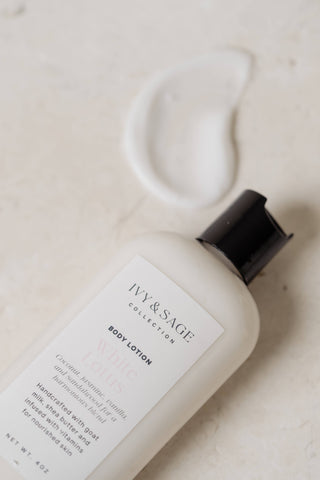 White Lotus, Lightweight & Sweet: 4oz Body Lotion