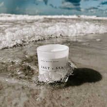 Load image into Gallery viewer, Salt and Sea 11 oz Soy Candle
