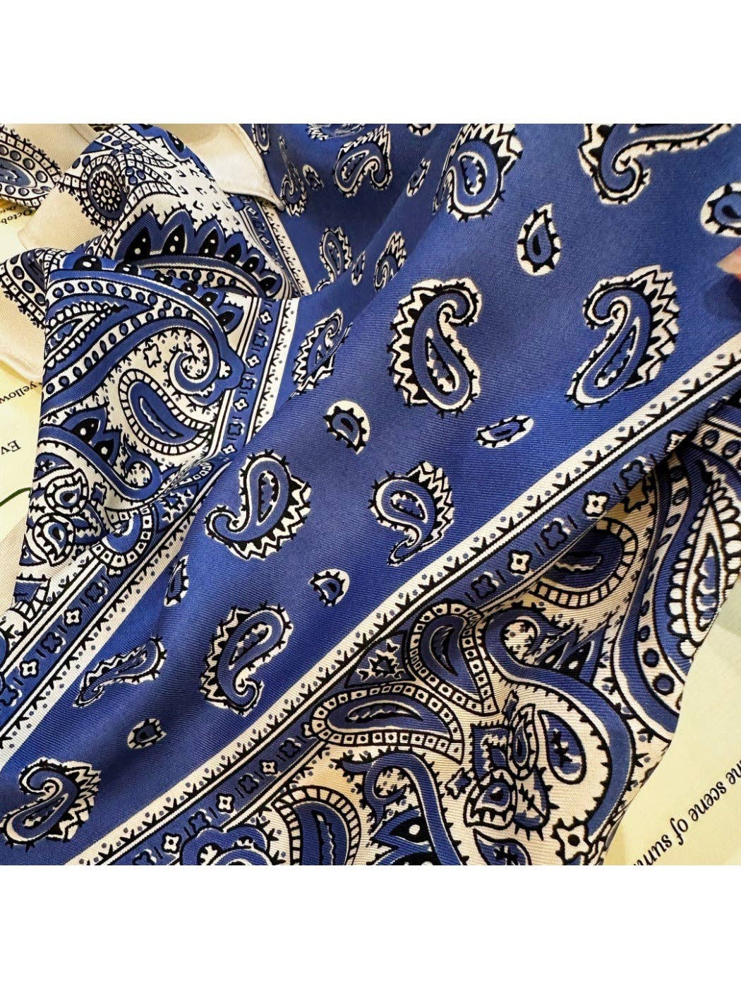 Vibrant Paisley Triangle Bandana