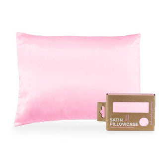 Morning Glamour - Single STD/Queen Satin Pillowcase - Eco-Friendly Pkg : TAUPE