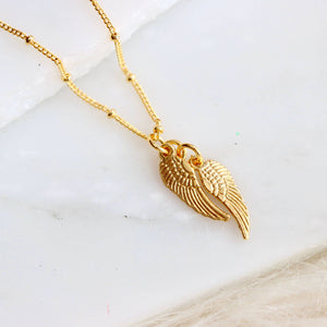 Mesa Blue - Angel Wing Necklace