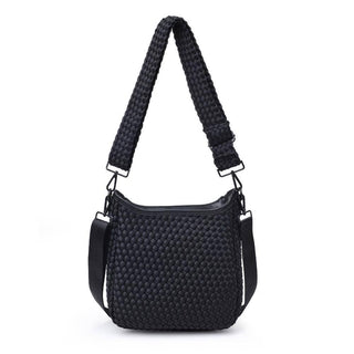Sol and Selene - Kismet - Woven Neoprene Crossbody: Nude