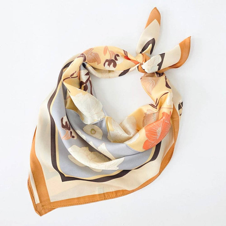 Fiona Floral Square Scarf