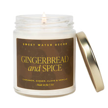 Load image into Gallery viewer, *NEW* Gingerbread and Spice 9 oz Soy Candle- Christmas Decor - Hello Beautiful Boutique

