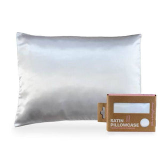Morning Glamour - Single STD/Queen Satin Pillowcase - Eco-Friendly Pkg : TAUPE
