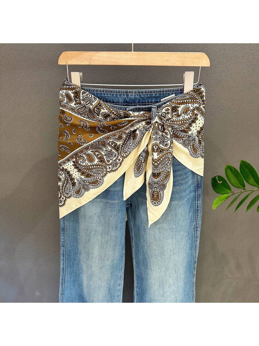 Vibrant Paisley Triangle Bandana