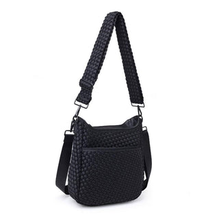 Sol and Selene - Kismet - Woven Neoprene Crossbody: Nude