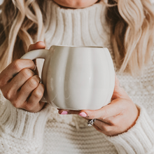 Load image into Gallery viewer, Sweet Water Decor - *NEW* Cream Pumpkin Coffee Mug - Fall Decor &amp; Gifts
