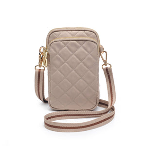 Sol and Selene - Divide & Conquer Quilted Crossbody: Nude