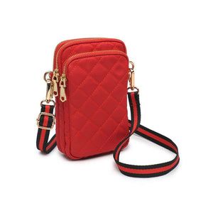 Sol and Selene - Divide & Conquer Quilted Crossbody: Nude