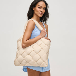 Sol and Selene - Illumine Woven Nylon Tote: Desert Sage