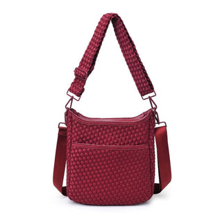 Sol and Selene - Kismet - Woven Neoprene Crossbody: Nude