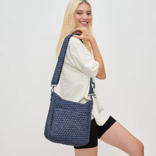 Sol and Selene - Kismet - Woven Neoprene Crossbody: Nude