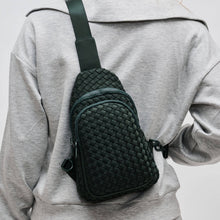 Load image into Gallery viewer, Sol and Selene - Beyond The Horizon - Woven Neoprene Sling Backpack: Bone
