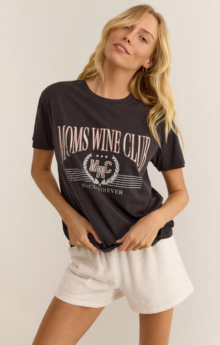 Boyfriend Moms Wine Club Tee