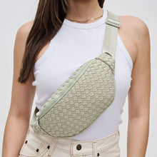 Load image into Gallery viewer, Sol and Selene - Aim High  Woven Neoprene Belt Bag: Cream
