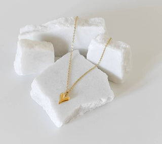 Victoria Dainty Heart Charm Necklace