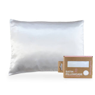 Morning Glamour - Single STD/Queen Satin Pillowcase - Eco-Friendly Pkg : TAUPE