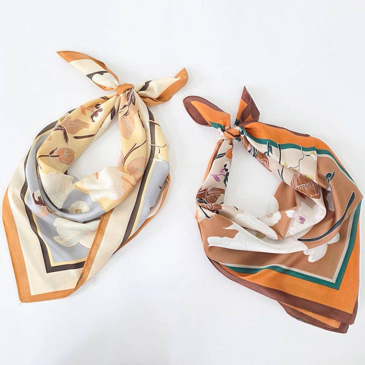 Fiona Floral Square Scarf