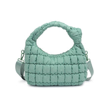 Load image into Gallery viewer, Sol and Selene - Radiance Quilted Puffer Nylon Crossbody: Pistachio
