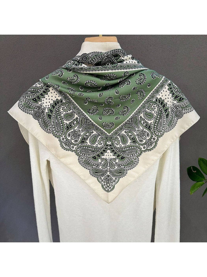 Vibrant Paisley Triangle Bandana