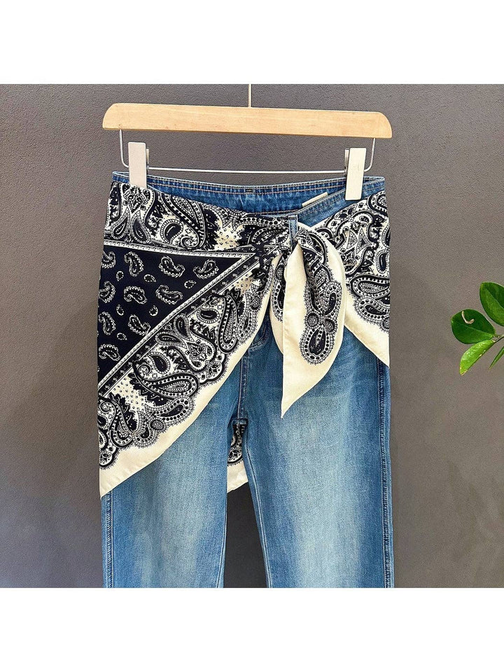 Vibrant Paisley Triangle Bandana