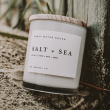 Load image into Gallery viewer, Salt and Sea 11 oz Soy Candle
