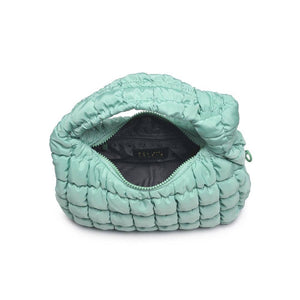 Sol and Selene - Radiance Quilted Puffer Nylon Crossbody: Pistachio