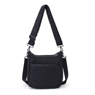 Sol and Selene - Kismet - Woven Neoprene Crossbody: Nude